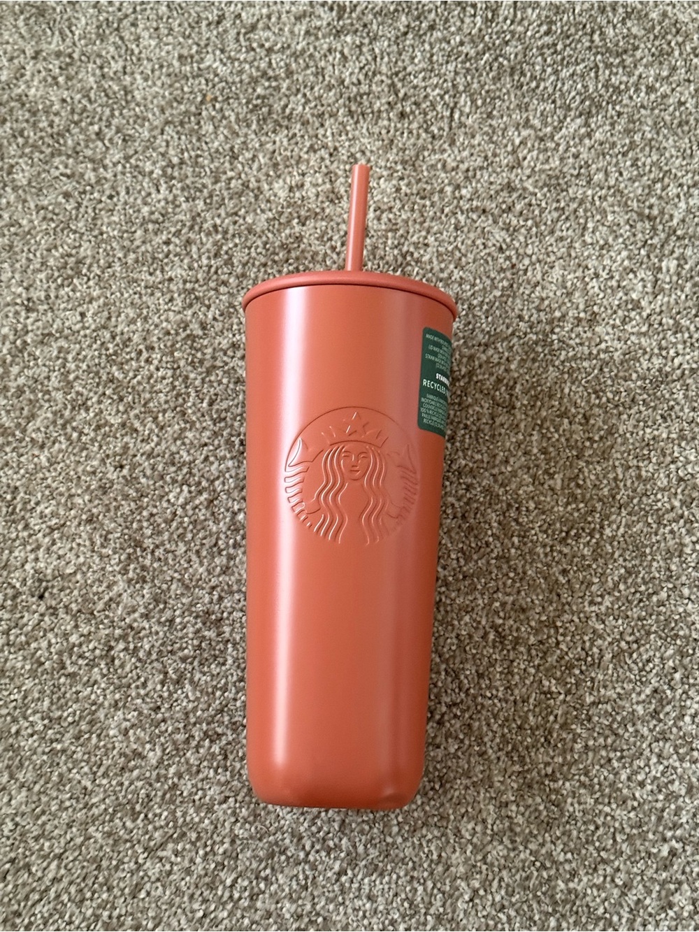 Starbucks Stainless Steel Reusable 24oz Tumbler with Straw
